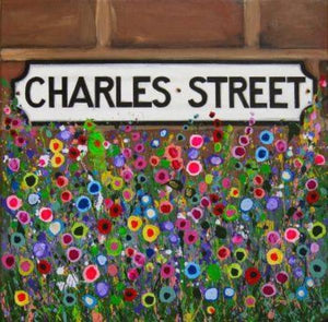 Jo Gough Art Charles Street, Hoole, Chester, Print