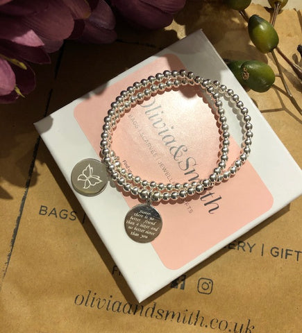 No better sister charm bracelet